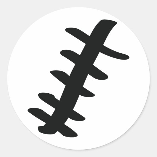 黒い傷 ラウンドシール (正面)