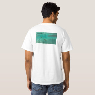 黒い先端礁の鮫のTシャツ双方 Tシャツ