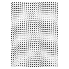 黒い光沢のあるハートかわいいロマンチックなパターン テーブルクロス