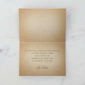 黒い円と四角のタグ　お悔やみと感謝 サンキューカード (内部)