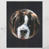 黒い円のフォトフレーム (裏面)