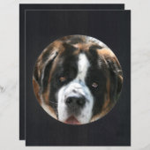 黒い円のフォトフレーム (正面/裏面)