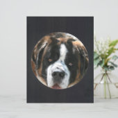 黒い円のフォトフレーム (スタンド正面)