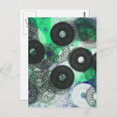 黒い円の謎と暗い ポストカード (正面/裏面)