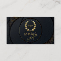 黒い円の金色の点