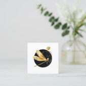 黒い円を描いたゴールデントンボ コーリングカード (スタンド正面)