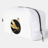 黒い円を描いたゴールデントンボ ドップキット (右コーナー)