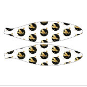 黒い円を描いたゴールデントンボ ミニバスケットボール (パネル)