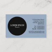 黒い円v2 – クロムチューブ 名刺 (裏面)