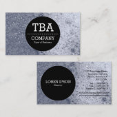 黒い円v2 – シャボン玉03 名刺 (正面/裏面)
