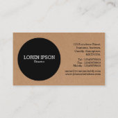黒い円v2 -板紙箱 名刺 (裏面)