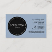 黒い円v3 – クロムチューブ 名刺 (裏面)