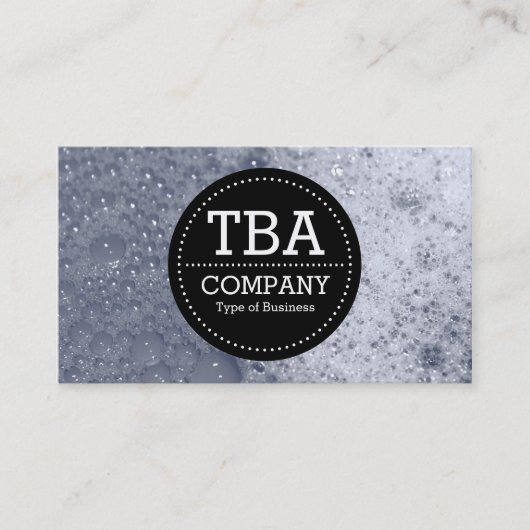 黒い円v3 – シャボン玉03 名刺 (正面)