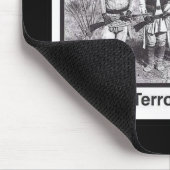 黒い写真のインドの自国の保安 マウスパッド (コーナー)