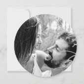 黒い写真の周りのダンな事をする セーブザデート (裏面)