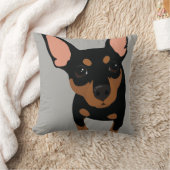 黒い分Pinの所有者の装飾用クッション クッション (ブランケット)