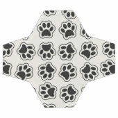 黒い前足、犬の前足、猫の前足、輪郭 サッカーボール (フラット)