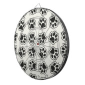 黒い前足、犬の前足、猫の前足、輪郭 ダーツボード (正面右)