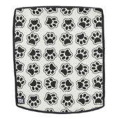 黒い前足、犬の前足、猫の前足、輪郭 バックパック (取り外し可フェース)