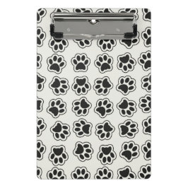 黒い前足、犬の前足、猫の前足、輪郭 ミニクリップボード