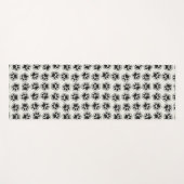 黒い前足、犬の前足、猫の前足、輪郭 ヨガマット (正面(横))