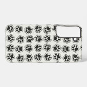 黒い前足、犬の前足、猫の前足、輪郭 SAMSUNG GALAXYケース (裏面横)