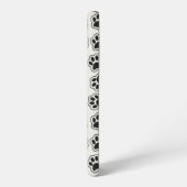 黒い前足、犬の前足、猫の前足、輪郭 SAMSUNG GALAXYケース (左側面)