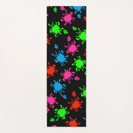 黒い割り付け ヨガマット