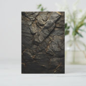 黒い割れた石 招待状 (スタンド正面)