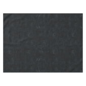 黒い割れパターン テーブルクロス (正面(横))