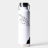 黒い割れ水ボトル ウォーターボトル (正面)