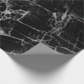 黒い包むことがあって下さい ラッピングペーパー (角)