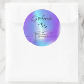 黒い卒業帽, ホログラム ラウンドシール (バッグ)