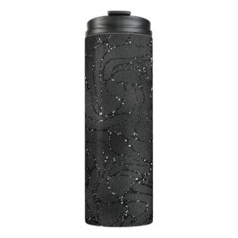 黒い単色の光の背景 タンブラー