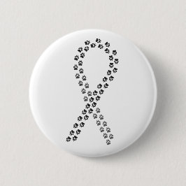 黒い印刷リボン 缶バッジ