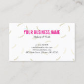 黒い原稿及び金ゴールドの鞭のロイヤリティのパンチカード6 ロイヤリティカード (裏面)