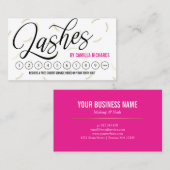 黒い原稿及び金ゴールドの鞭のロイヤリティのパンチカード ロイヤリティカード (正面/裏面)