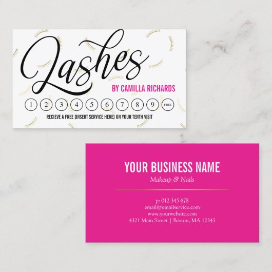 黒い原稿及び金ゴールドの鞭のロイヤリティのパンチカード ロイヤリティカード (正面/裏面)