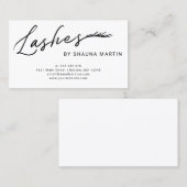 黒い原稿及び金ゴールドの鞭 名刺 (正面/裏面)