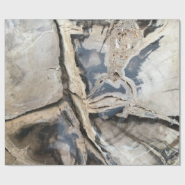 黒い及びクリーム色の水晶包装紙 ラッピングペーパー