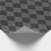 黒い及び灰色のゴシック様式包装紙 ラッピングペーパー (角)