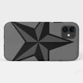 黒い及び灰色の航海のな星のiPhone 5の箱 Case-Mate iPhoneケース (裏面(横))