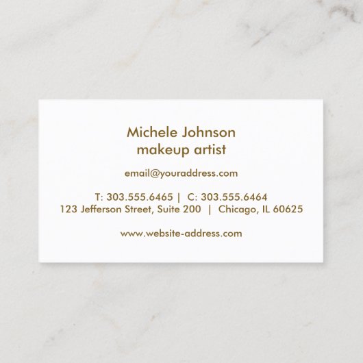 黒い及び白のグリッターの唇のロイヤリティカードは上がりました ロイヤリティカード (裏面)