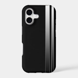 黒い及び白のストライプなiPhone 5の箱