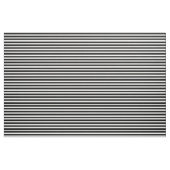 黒い及び白のストライプ ファブリック (ヤード)