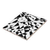 黒い及び白の粉砕された生命 タイル (側面)