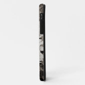 黒い及び白の美しいヒマワリの花束の写真 Case-Mate iPhoneケース (裏面/左)