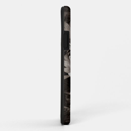 黒い及び白の美しいヒマワリの花束の写真 Case-Mate iPhoneケース (裏面/右)