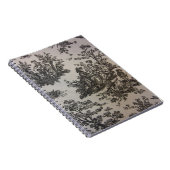 黒い及び白のToile ノートブック (右側)