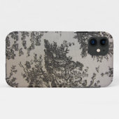 黒い及び白のToile Case-Mate iPhoneケース (裏面(横))